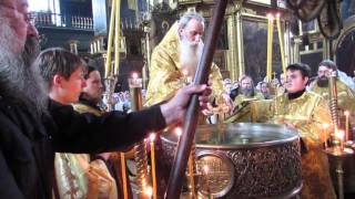 Освящение воды.Рогожка.14.10.2015г. (Старообрядцы - Lipoveni - Old believers)