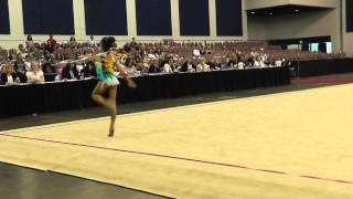 Nicole Kaloyanov - Hoop - 2012 Rhythmic Nationals - Junior - Day 1