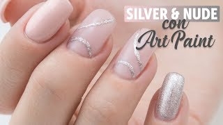 Decoración Nude con geles Art Paint | Manicura24