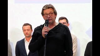Александр Домогаров на закрытом показе фильма "В плену у Сакуры", 2018г.