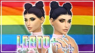 "Lesbian Sim" - Pride Month Create a Sim [Full CC List]