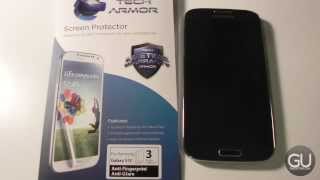 [Review] Tech Armor Anti-Glare & Anti-Fingerprint Screen Protector for Galaxy S4