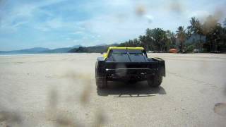 MINI LOSI SCT RC on the beach