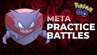 ROSE CUP PRACTICE BATTLES | POKEMON GO PVP