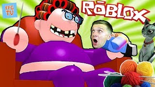О Нет! ОПЯТЬ Эта ЗЛАЯ БАБУШКА как GRANNY! Она МЕНЯ ХОЧЕТ Съесть Побег Roblox от Бабули FFGTV