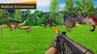 Dinosaur Shooting Games 2018 Dino Hunting FPS Android Gameplay