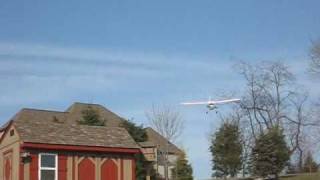 RC Super Cub in the Back Yard