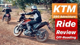 2020 KTM 390 Adventure - Ride Review & Off-Roading (Hindi + English)