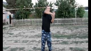 Шашка казачья_ работа (фланкировка) шашкой _(Солодилов Сергей)