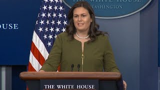 White House press briefing on Trump retweeting Britain First videos, Sec'y Rex Tillerson, tax reform