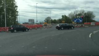 Blackboy Roundabout, Reading, from Reading Shinfield 3rd exit right following signs A33 Basingstoke