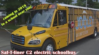 Fully-electric Saf-T-liner C2 school bus – coming 2 America in 2019