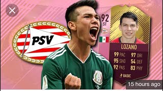 92 RATED FUTTIES LOZANO BEST PLAYER IN FIFA 18