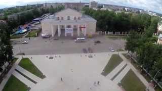 Полёт над площадью  Гознака г.Краснокамск