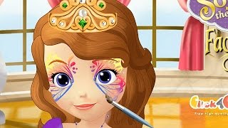 NEW Игры для детей—Disney Принцесса София татуировка—мультик для девочек