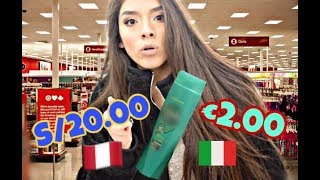 PRECIOS DE SUPERMERCADOS -  PERU VS ITALIA