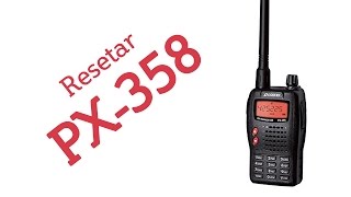 Reset Rádio Puxing  PX-358