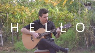 Hello - Adele (fingerstyle guitar cover by Peter Gergely)