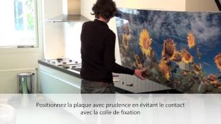 Fixation crédence de cuisine de pimpyourkitchen