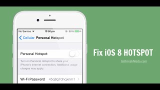 How To Fix -Personal Hotspot Missing IN iPHONE 4,4S,5,5S,6,6+