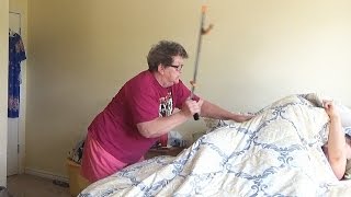 Masturbating PRANK ON GRANDMA!
