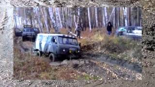 #132. УАЗ буханка на бездорожье в лесу [АВТО 4x4]
