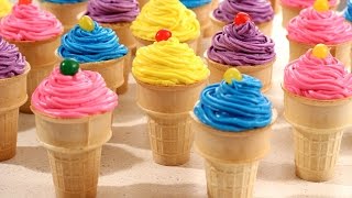 Ice Cream Cone Cupcakes Recipe - Amy Lynn's Kitchen