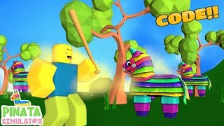 {CODE} NEW!? PINATA SIMULATOR IN ROBLOX?|XxMaster