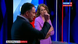 Эксклюзив! Скандальные дебаты у Соловьева . Жириновский довёл Собчак до слёз