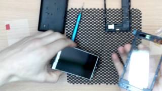 Ремонт телефонов в Украине. Как заменить сенсор на телефоне Nokia 520 разборка