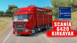 SCANİA G420 KIRKAYAK MODU ! EURO TRUCK SİMULATOR 2 TÜRKÇE