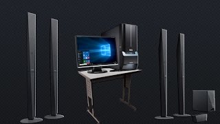 Как кинотеатр с системой 5 1 7 1 подсоединить к компьютеру и настроить в ОС windows 7 8 10