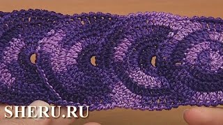 Простое ленточное кружево Урок 31 Crochet Circle Lace