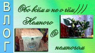 ВЛОГ  Немного о немногом