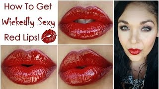 Wickedly Sexy Red Lips | Tutorial