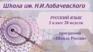 Русский язык 3 класс 28 неделя. Изменение имен прилагательных по числам