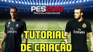 UNIFORME RESERVA REAL MADRID - PES 2018 - KITS REAL MADRID 18/19 PES 2018