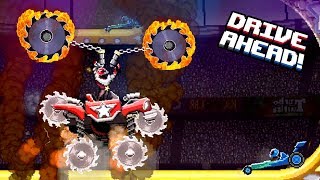 РЕЙД НА БОССА Этап #4 САМЫЙ ЖЕСТОКИЙ Drive Ahead ДРАЙВ АХЕД битва тачек прохождение игры