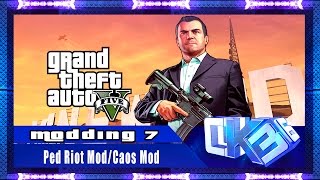 GTA V PC Mods - Ped Riot Mod/Caos Mod (GTA V PC)