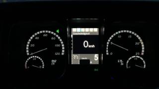 Truck driving Mercedes New Actros 1852 15.6 litre straight 6 OM473