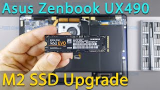 Asus Zenbook UX490 How to install M2 SSD