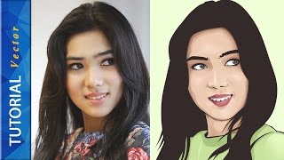 VECTOR VEXEL PHOTOSHOP TUTORIAL FACE #BASIC 01 (Isyana Sarasvati)