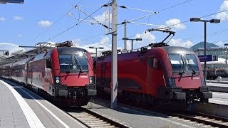 Züge Salzburg Hbf, 19.07.2016