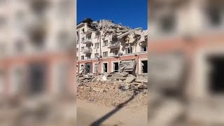 Вот так выглядит центр Чернигова после беспрерывных обстрелов российской армии