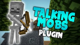 TALKING MOBS! | Minecraft Plugin Tutorial