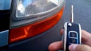 Изготовление  ключа на Рено мастер.Renault Logan Opel Vivaro.renault master key flip
