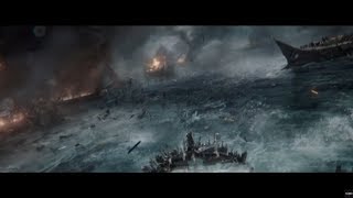 Битва Римлян против Греков в море . "Бен Гур" 2016