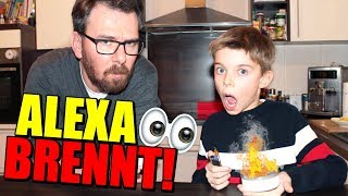ALEXA BRENNT! Leon zündet AMAZON ALEXA an! Lulu & Leon - Family and Fun