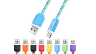 Обзор, кабель Micro USB в тканевой оплетке с GearBest