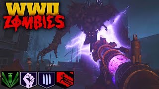 WW2 ZOMBIES: ROUND 50 FULL GAMEPLAY GUIDE & SOLO EASTER EGG COMPLETION! - "THE FINAL REICH!"